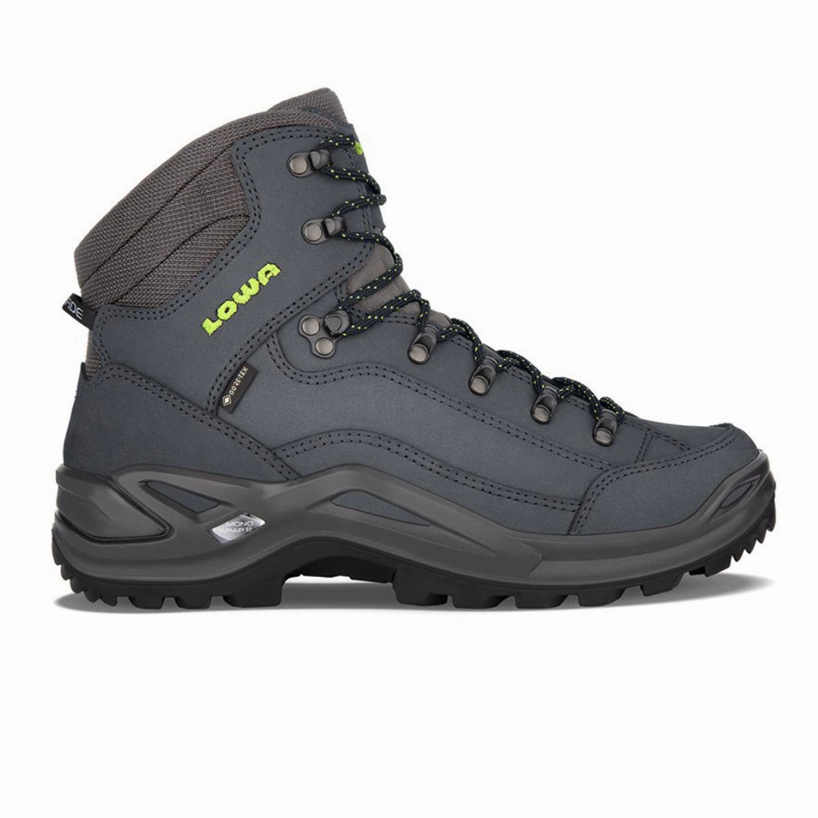 Lowa Renegade GTX Mid (Men) - Dark Blue/Lime Protective Gear