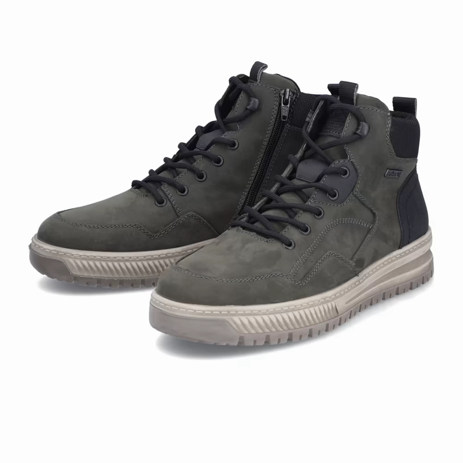 Quick Drying Rough Trail Hiker Rieker 38554 Ralf Sneaker Boot (Men) - Moor/Schwarz/Schwarz