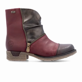 Rieker 79654 Fee Boot (Women) - Havanna/Wine Durable Welted Construction