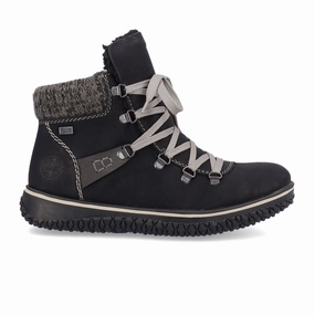 Quick Drying Hiking Trails Wind Barrier Rieker Cordula Z4238-00 Mid Boot (Women) - Schwarz/Anthrazit/Anthracite