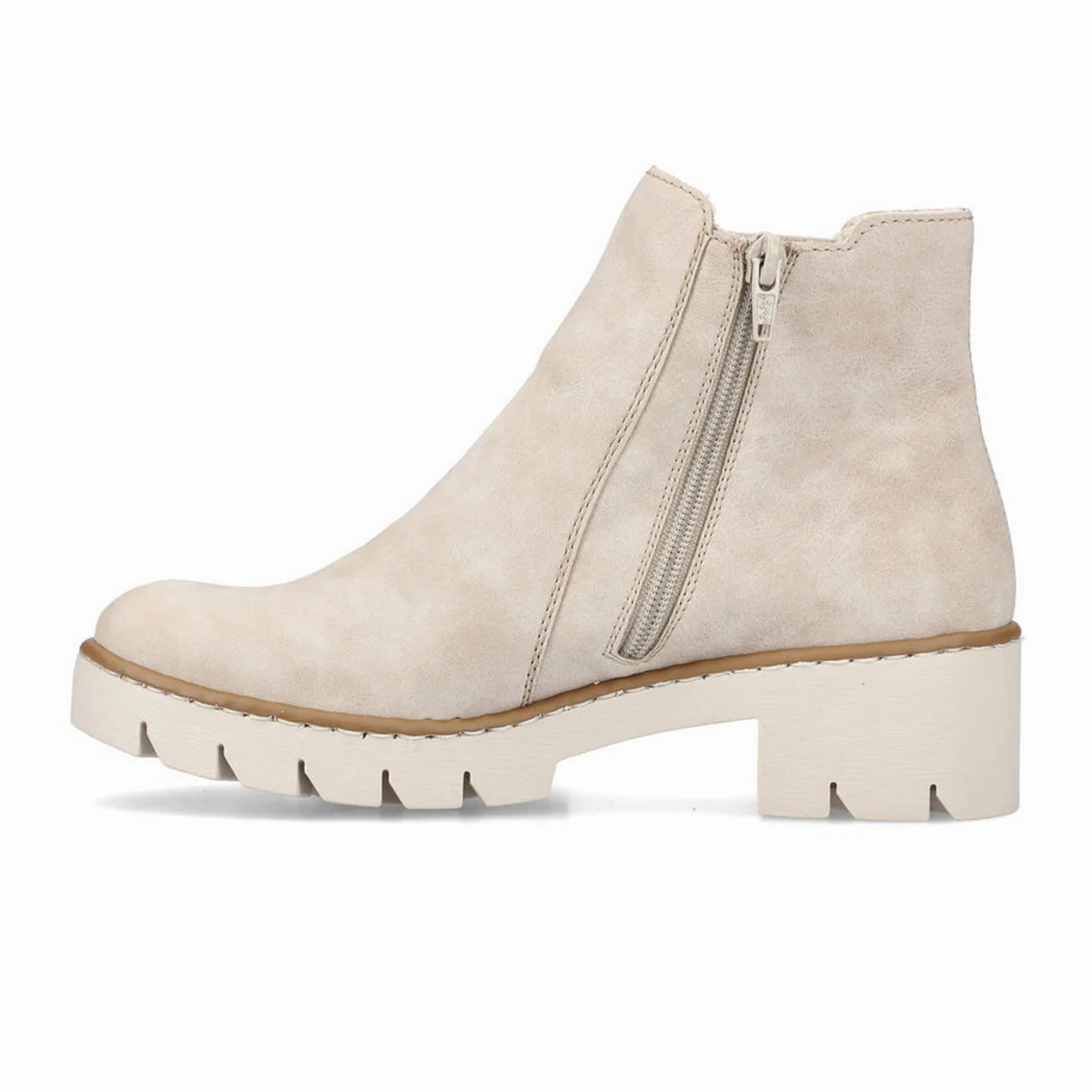ShockAbsorbing Rieker Prisca X5772-60 Chelsea Boot (Women) - Beige
