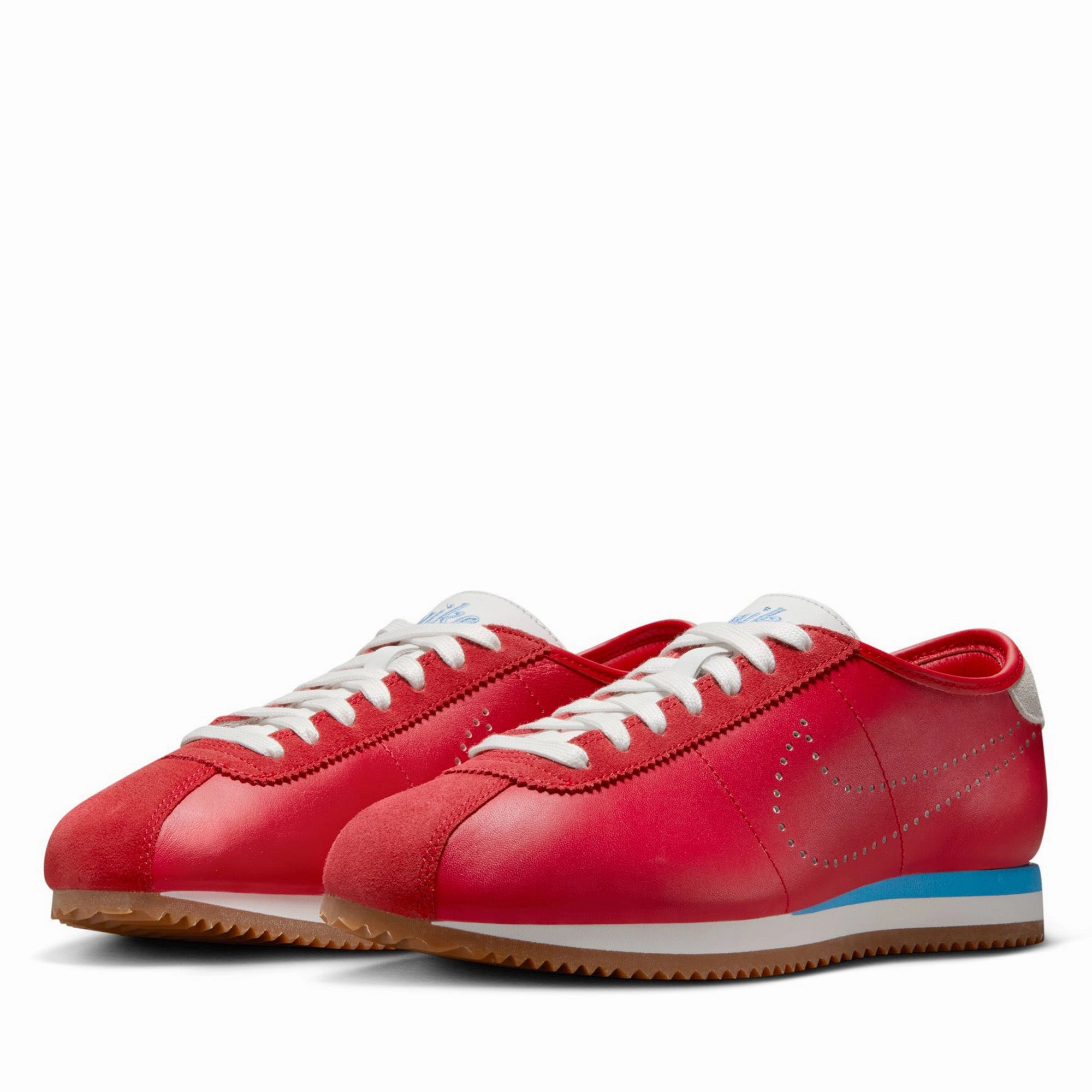 Women's Nike Cortez Leather - University Red/University Blue Seamless Comfort Weekend Camping