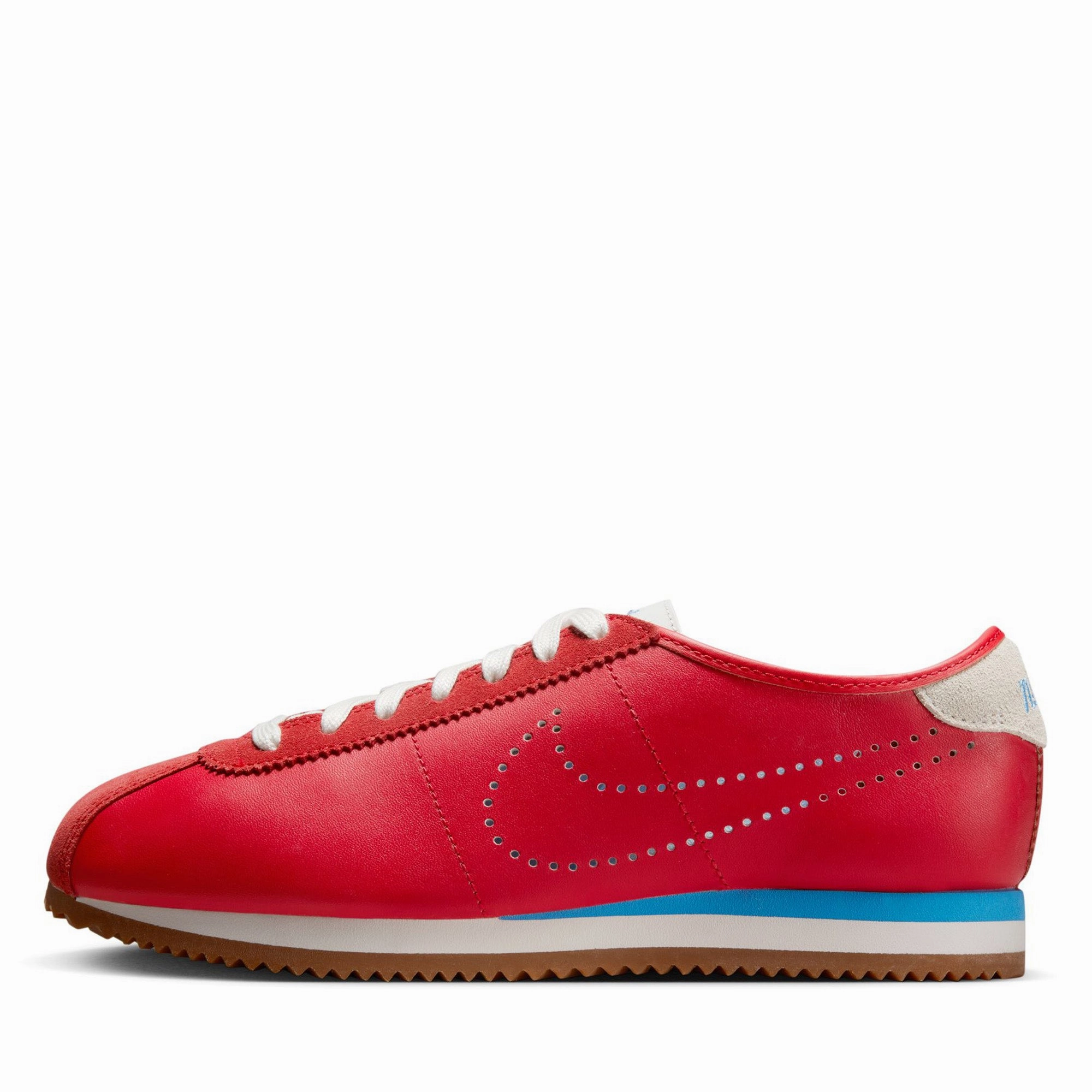 AnkleSupport Contoured Footbed Women's Nike Cortez Leather - University Red/University Blue