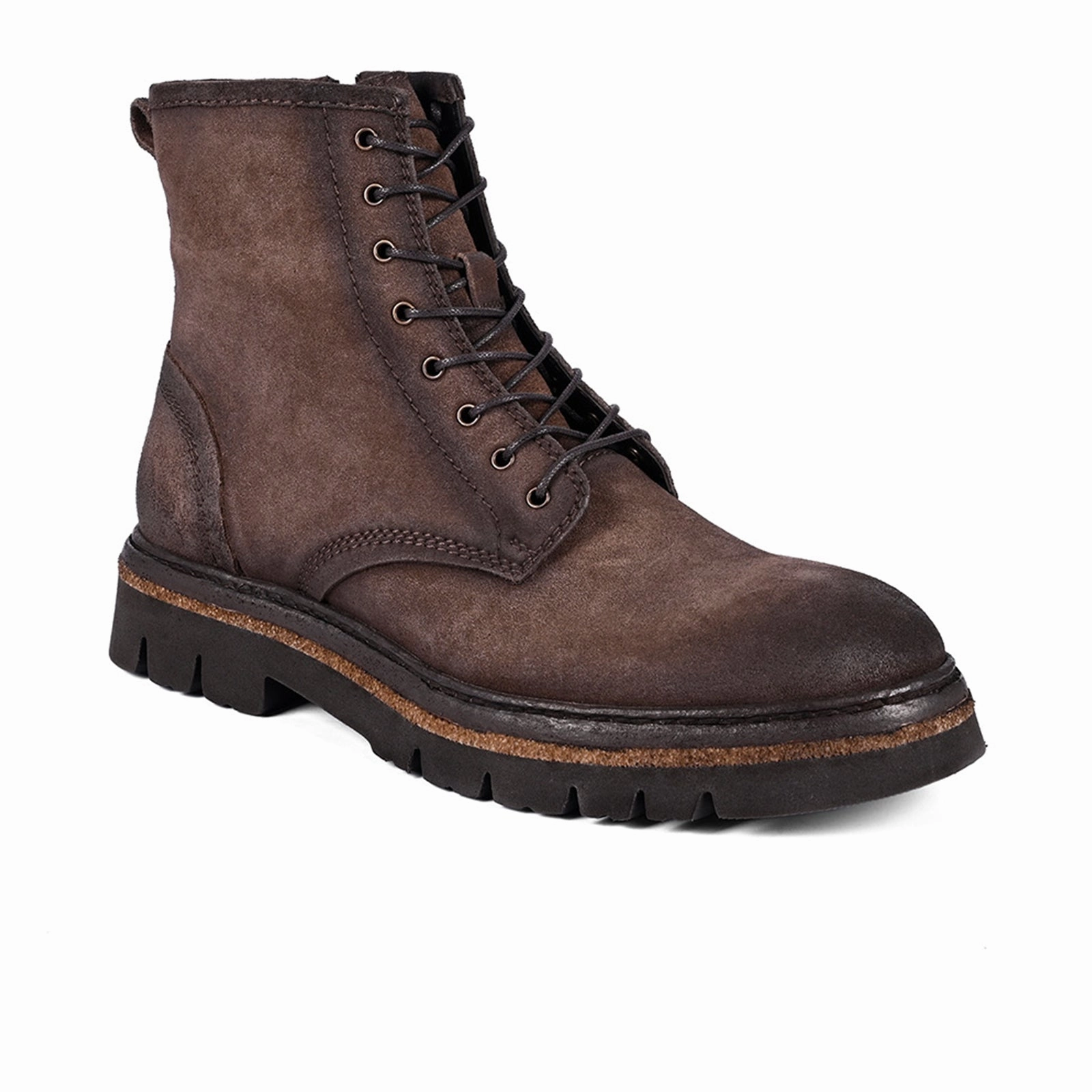 Shock Absorber ROAN Duty Lace Up Boot (Men) - Brown Valour