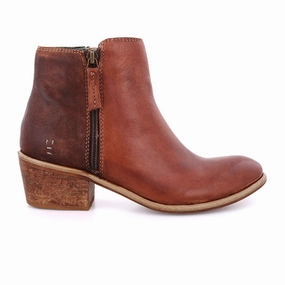 Comfort Gusset ROAN Liz Heeled Ankle Boot (Women) - Roan Almond