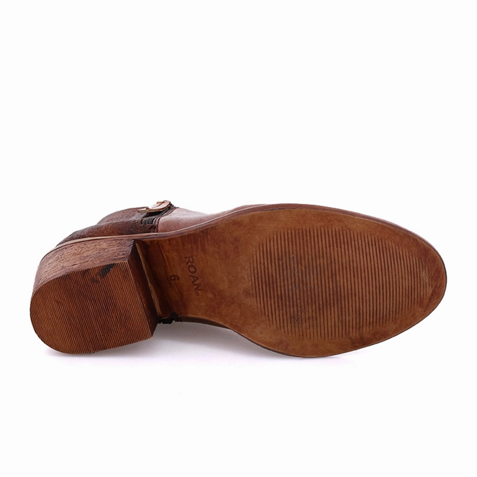 ROAN Liz Heeled Ankle Boot (Women) - Roan Almond Hard Trail