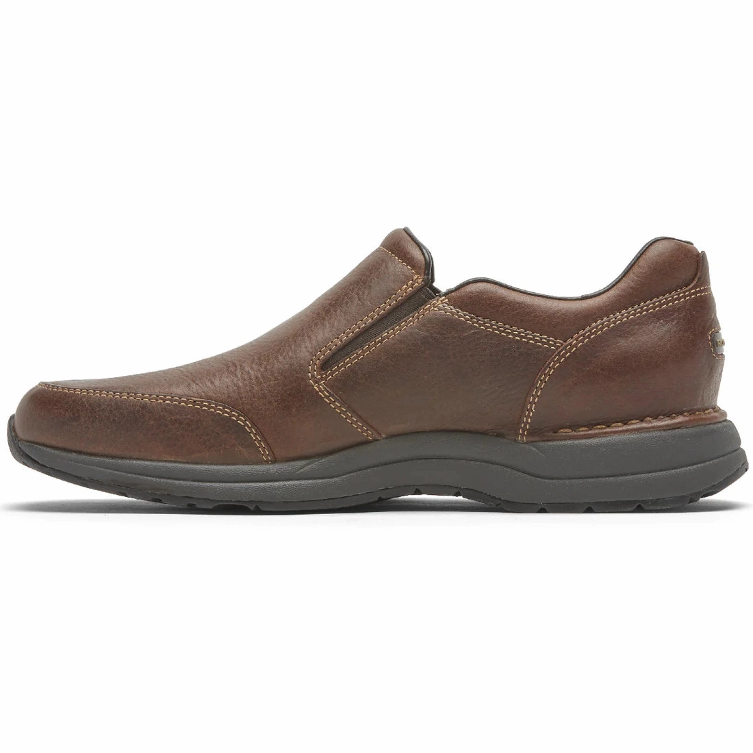 ROCKPORT MEN'S EDGE HILL 2 DOUBLE GORE SLIP-ON - BROWN Urban Fashion