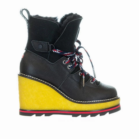 Pajar Tessa Wedge Boot (Women) - Black Ranch Mode Thermal Core Functional Minimalist