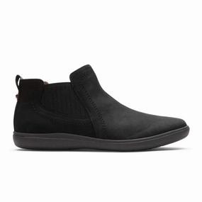 All-Purpose Cobb Hill Bailee Chelsea Boot (Women) - Black Nubuck