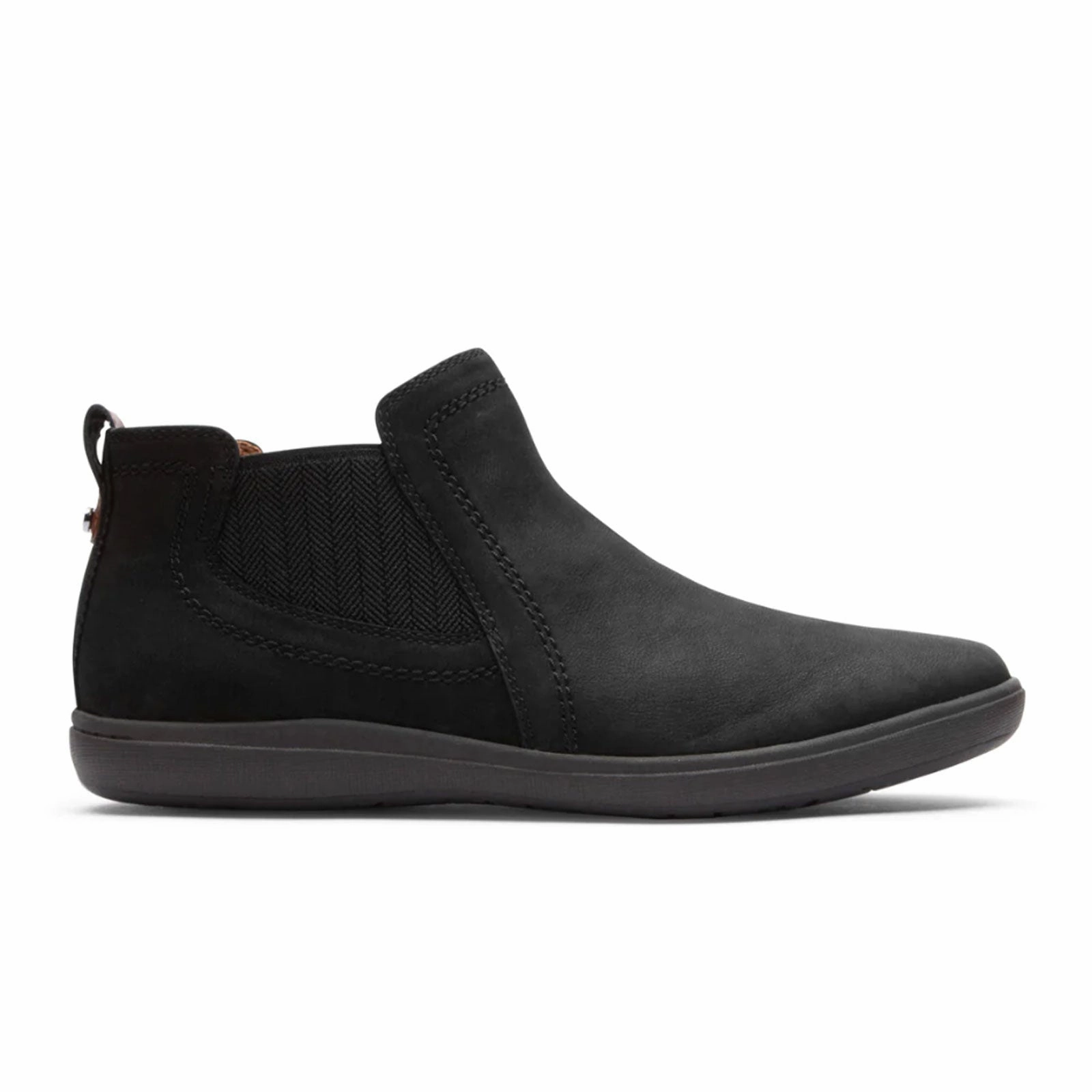 All-Purpose Cobb Hill Bailee Chelsea Boot (Women) - Black Nubuck