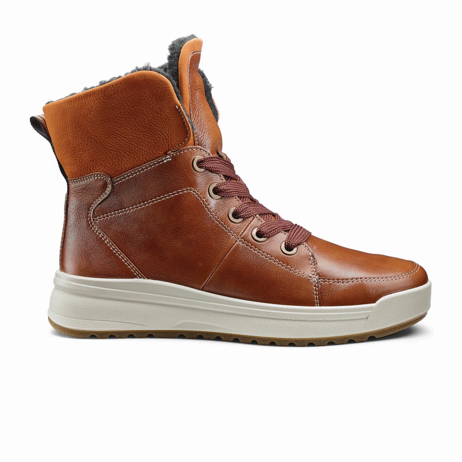 Ara Albany Mid Boot (Women) - Cognac Performance Wear