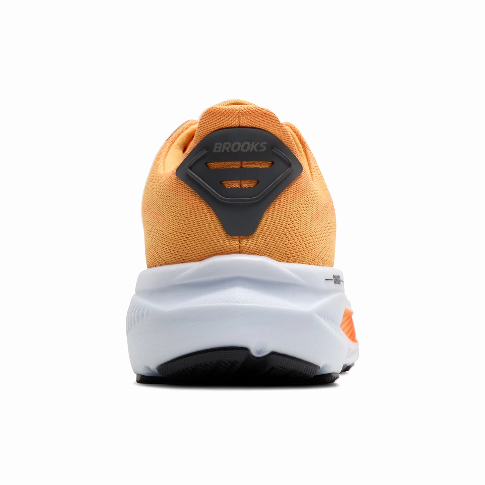 Non-Slip Sole Energy Returning Heel Brooks Ghost 17 Running Shoe (Men) - Blazing Orange/Yellow/Ebony