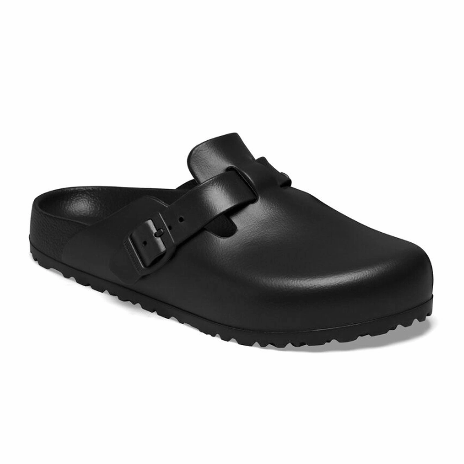 Birkenstock Boston EVA Clog (Men) - Black Simple Entry Padded