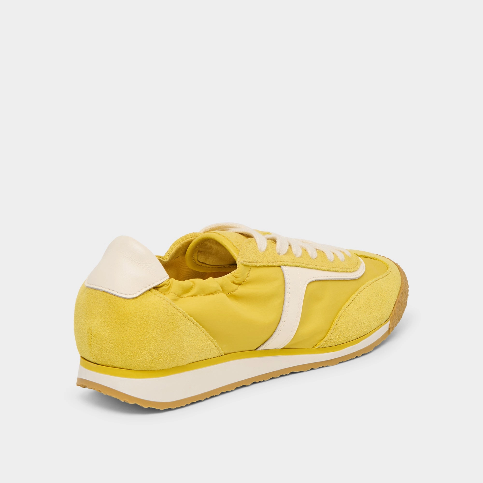 Sleek Footwear Narrow Fit SARIYA SNEAKERS YELLOW NYLON