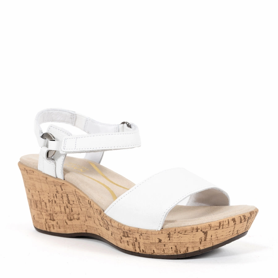 PIER - WHITE - LEATHER narrow-fit