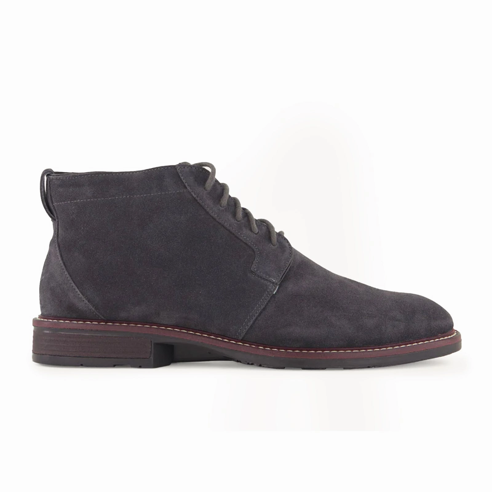 Rainy Day Naot Commander Ankle Boot (Men) - Charcoal Suede
