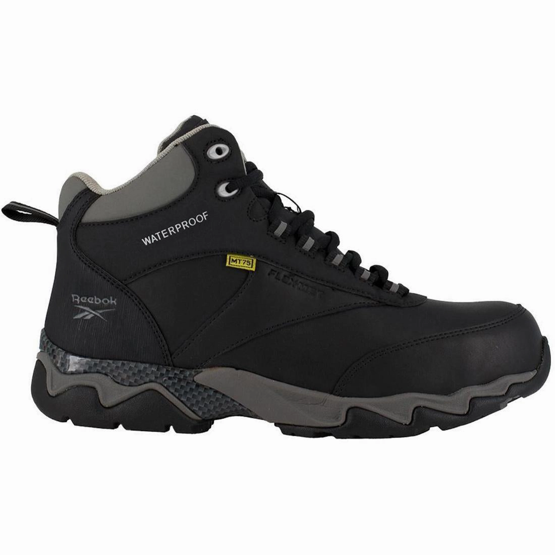 Women's Beamer Composite-Toe CushGuard? Internal Met Guard Athletic Work Boot Black Elevated Comfort