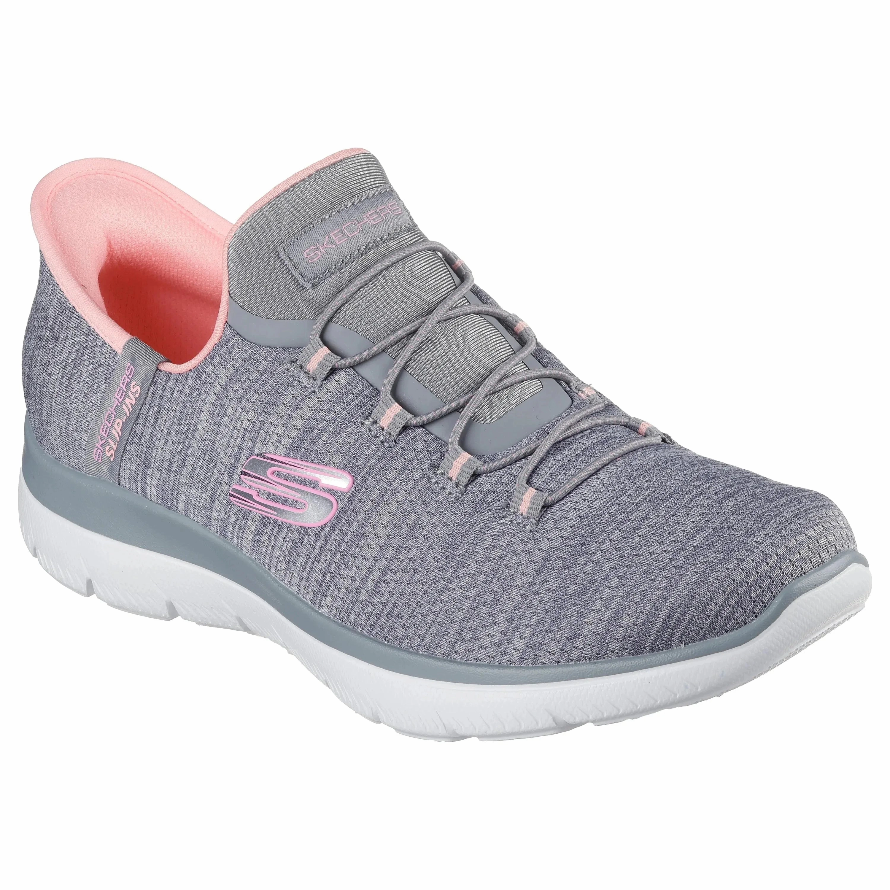 Protective Toe Guard Composite Rocker Sole SKECHERS SLIP-INS: SUMMIT - EVERYDAY SET WOMEN'S MEDIUM AND WIDE