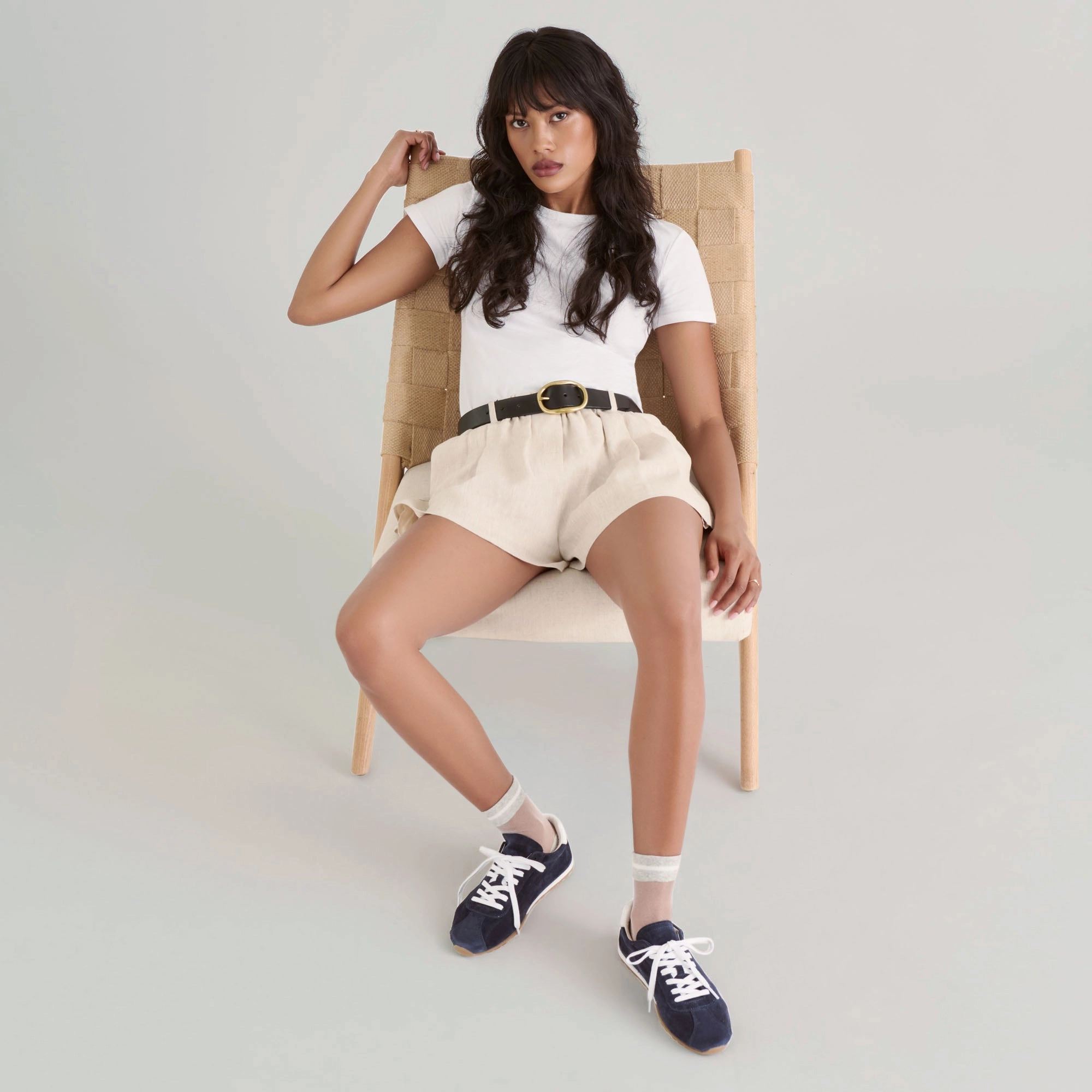 Sun-Ready SERINA SNEAKERS NAVY SUEDE