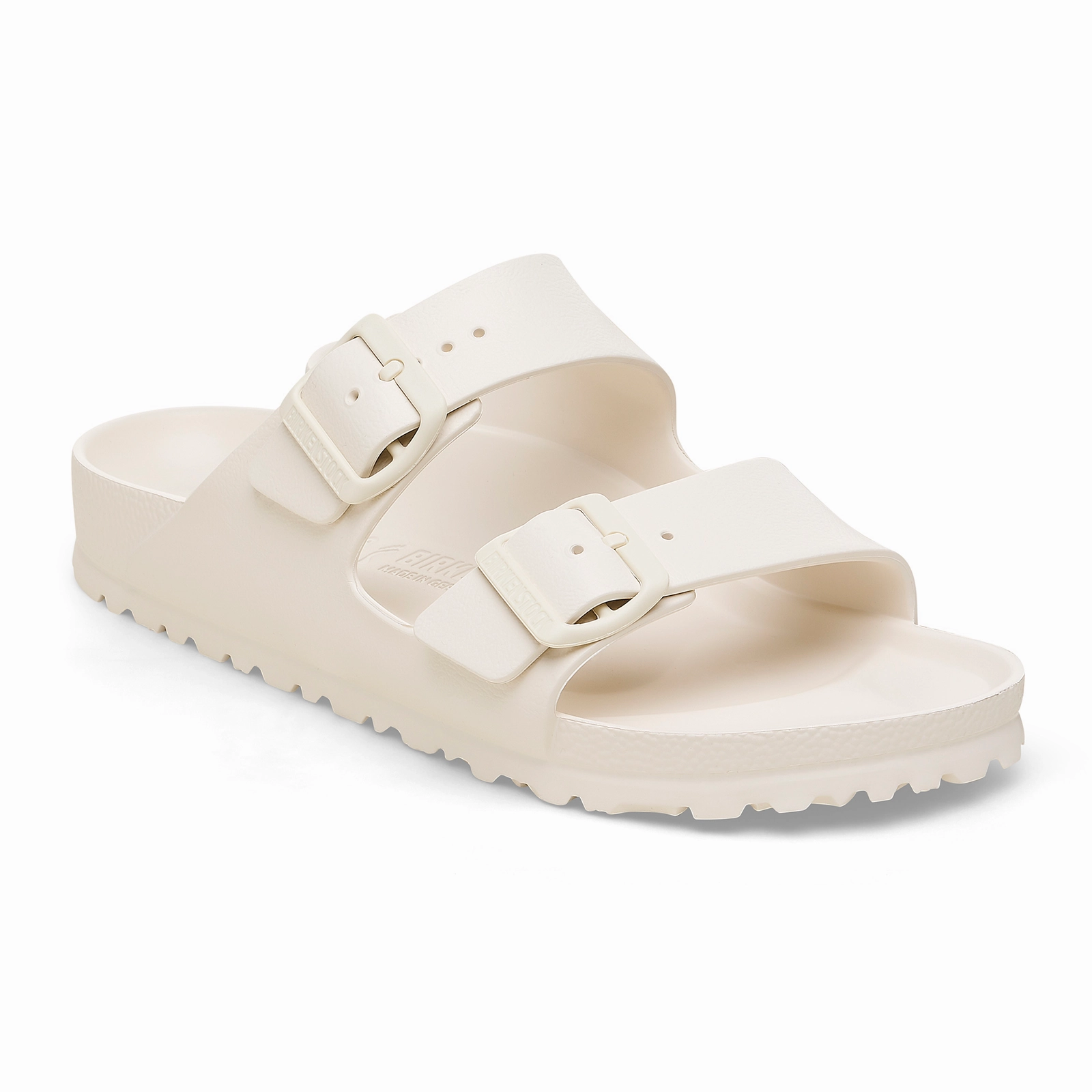 Birkenstock Arizona EVA Slide Sandal (Men) - Eggshell Hypoallergenic Lining High Rebound Foam