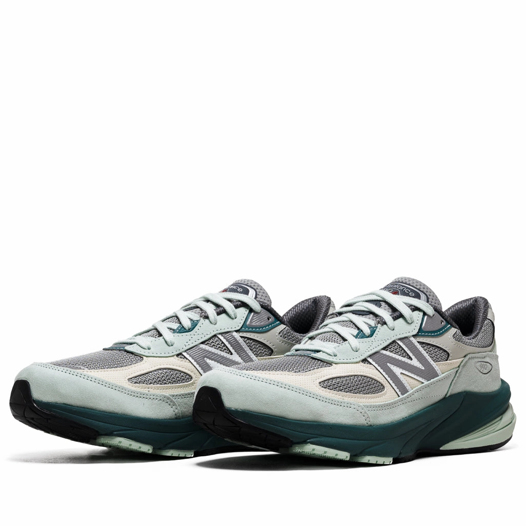 New Balance Made in USA 990v6 - Clay Ash/New Spruce Mountain Side Leather Cool