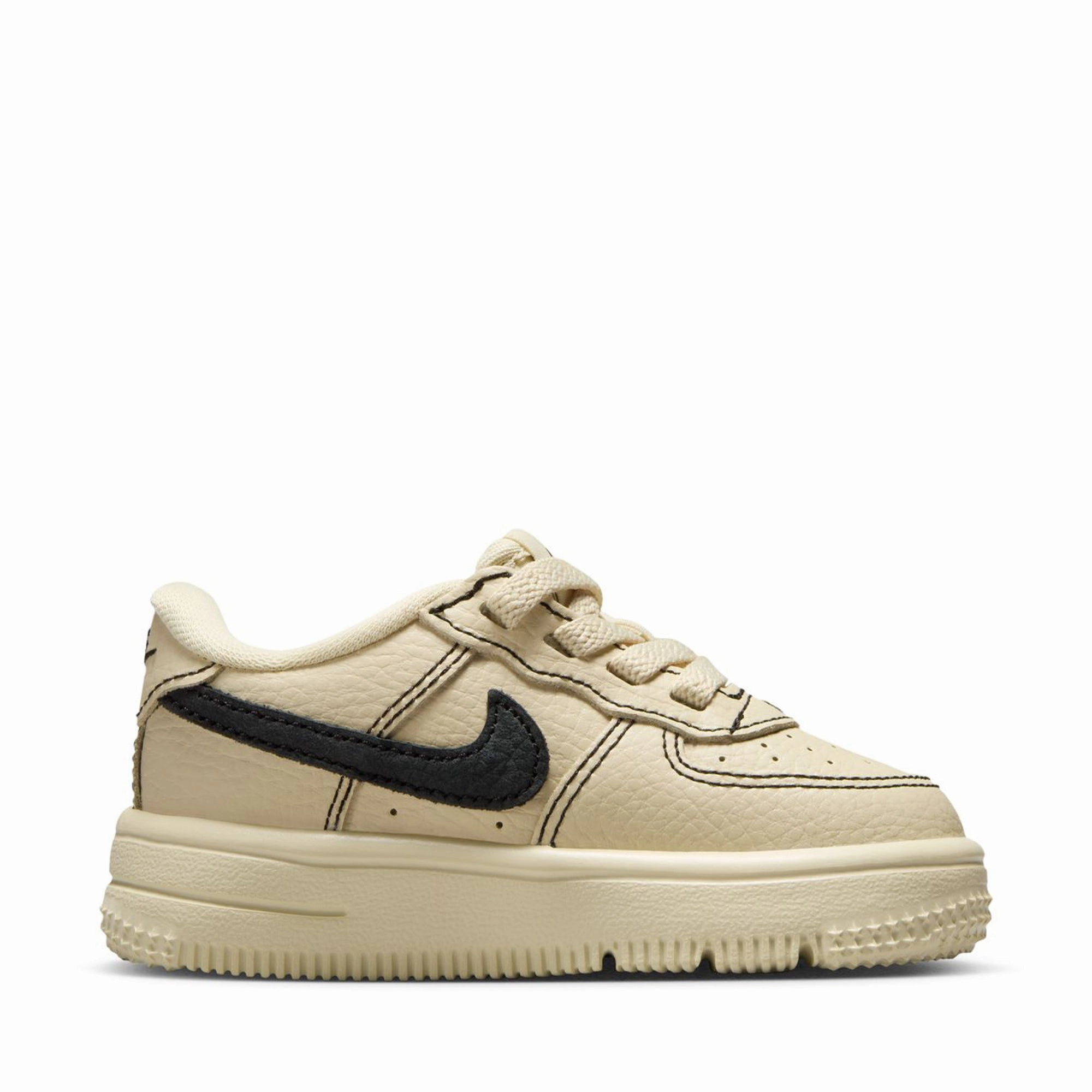 Nike Force 1 Low LV8 EasyOn (TD) - Light Khaki/Black All-Season Protection High Traction Stylish Explorer