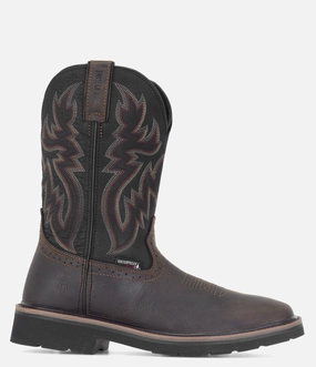 Wolverine Rancher Square Toe Waterproof Wellington Boot - Men Barefoot Inspired