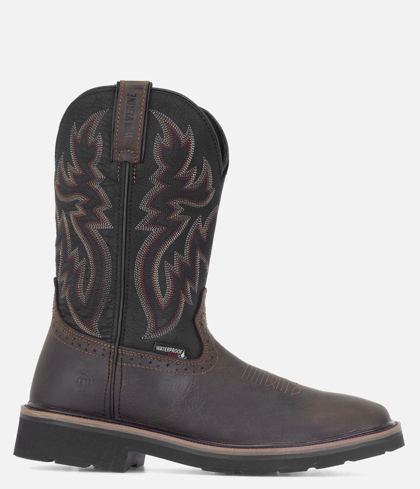 Wolverine Rancher Square Toe Waterproof Wellington Boot - Men Motion control toe - box