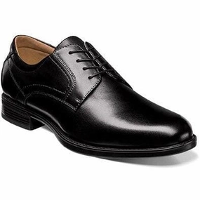 Youth FLORSHEIM MIDTOWN PLAIN TOE OXFORD BLACK MEDIUM AND WIDE