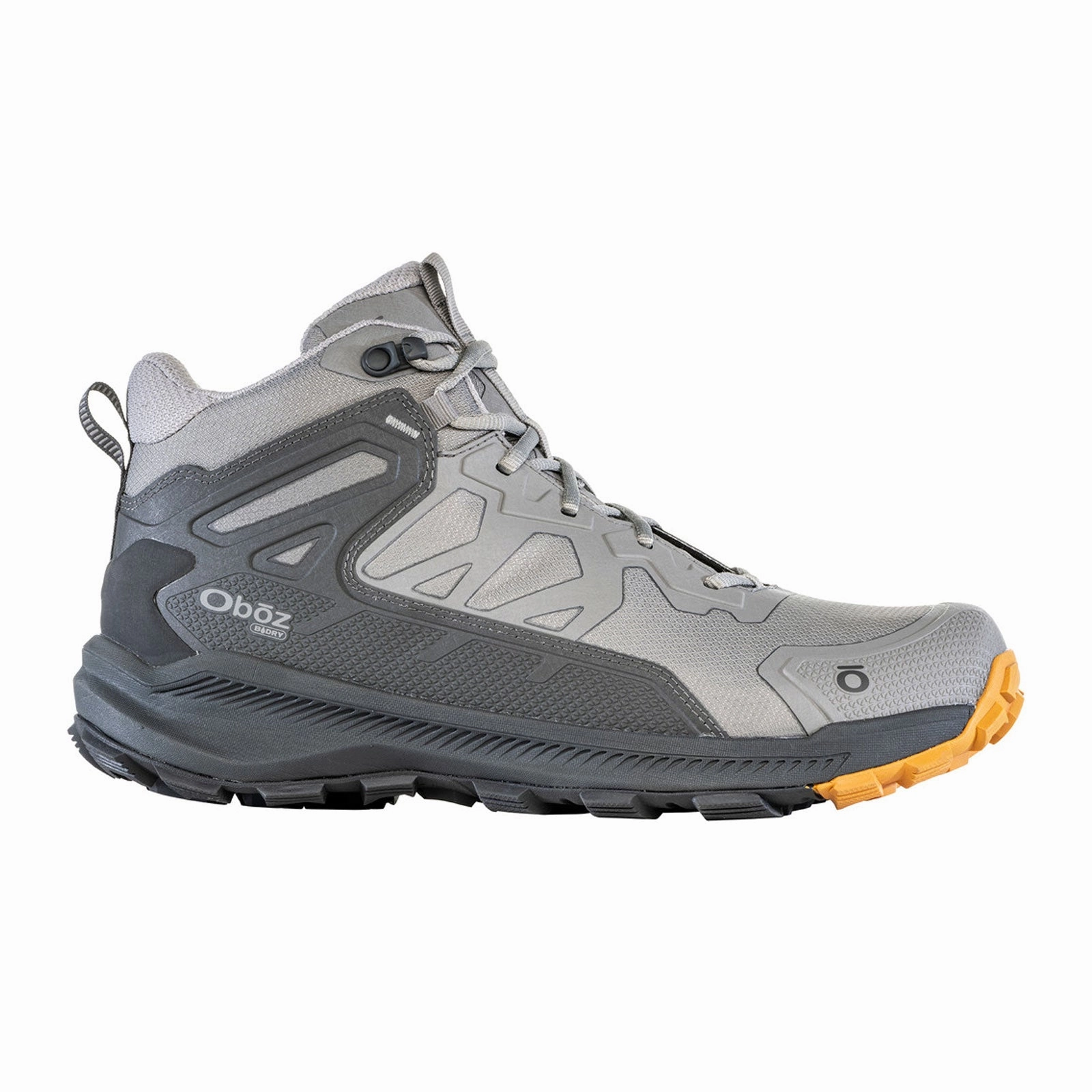 Oboz Katabatic Mid B-DRY Hiking Boot (Men) - Hazy Gray Anti Odor Morning Walk Reinforced Form Weather Resistant User