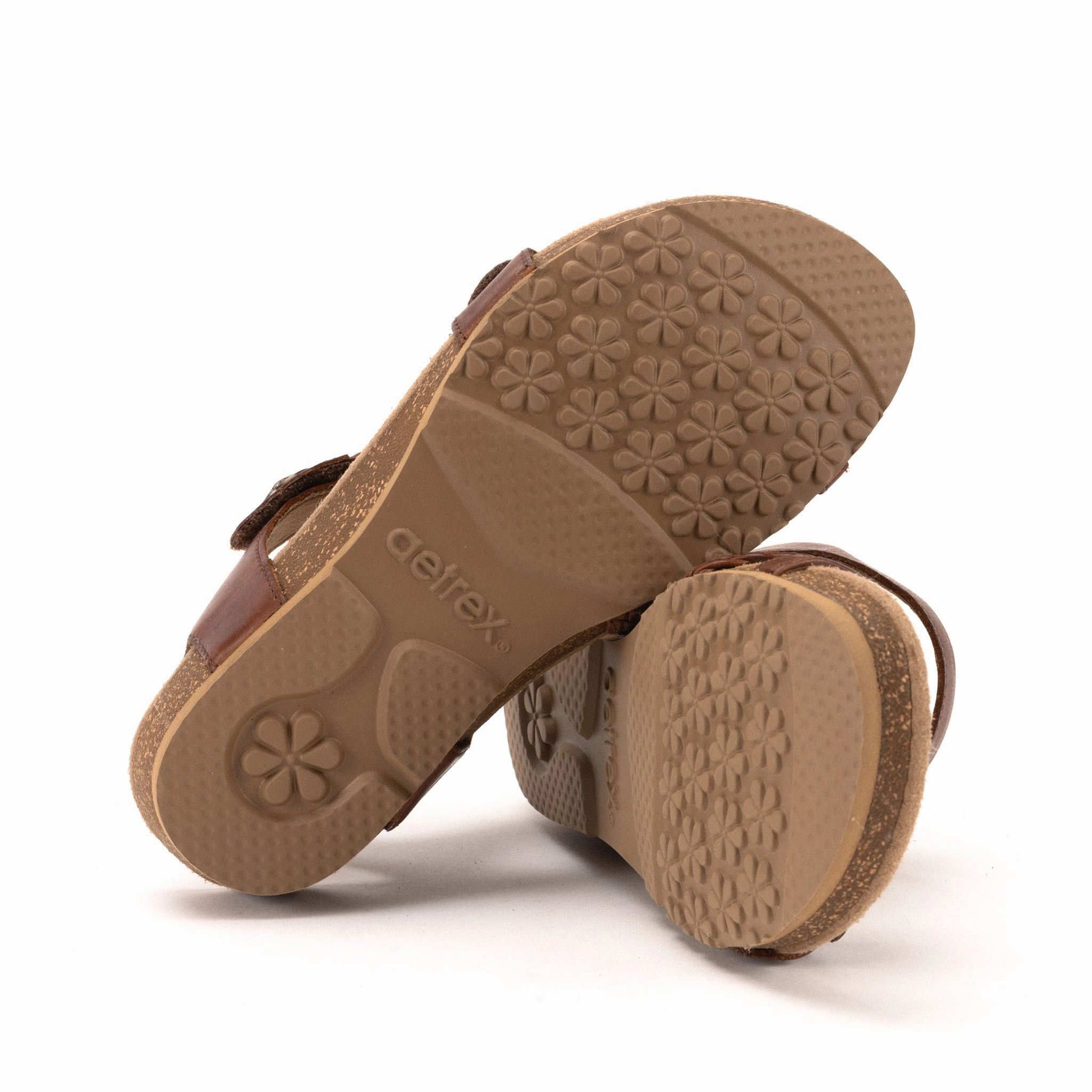 Abrasion resistant JILLIAN - WALNUT - LEATHER