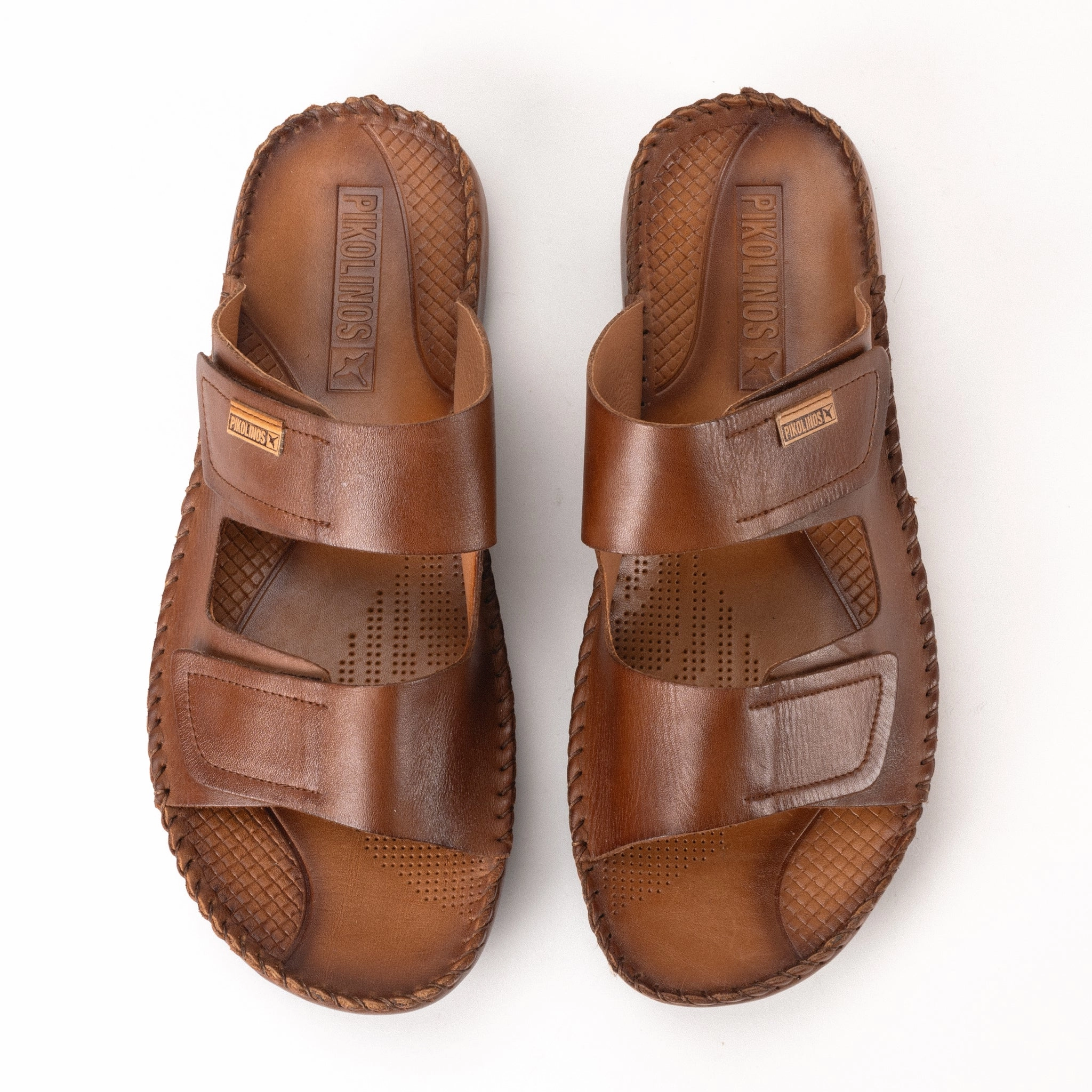 TARIFA SLIDE - CUERO - LEATHER Flexible Arch Support