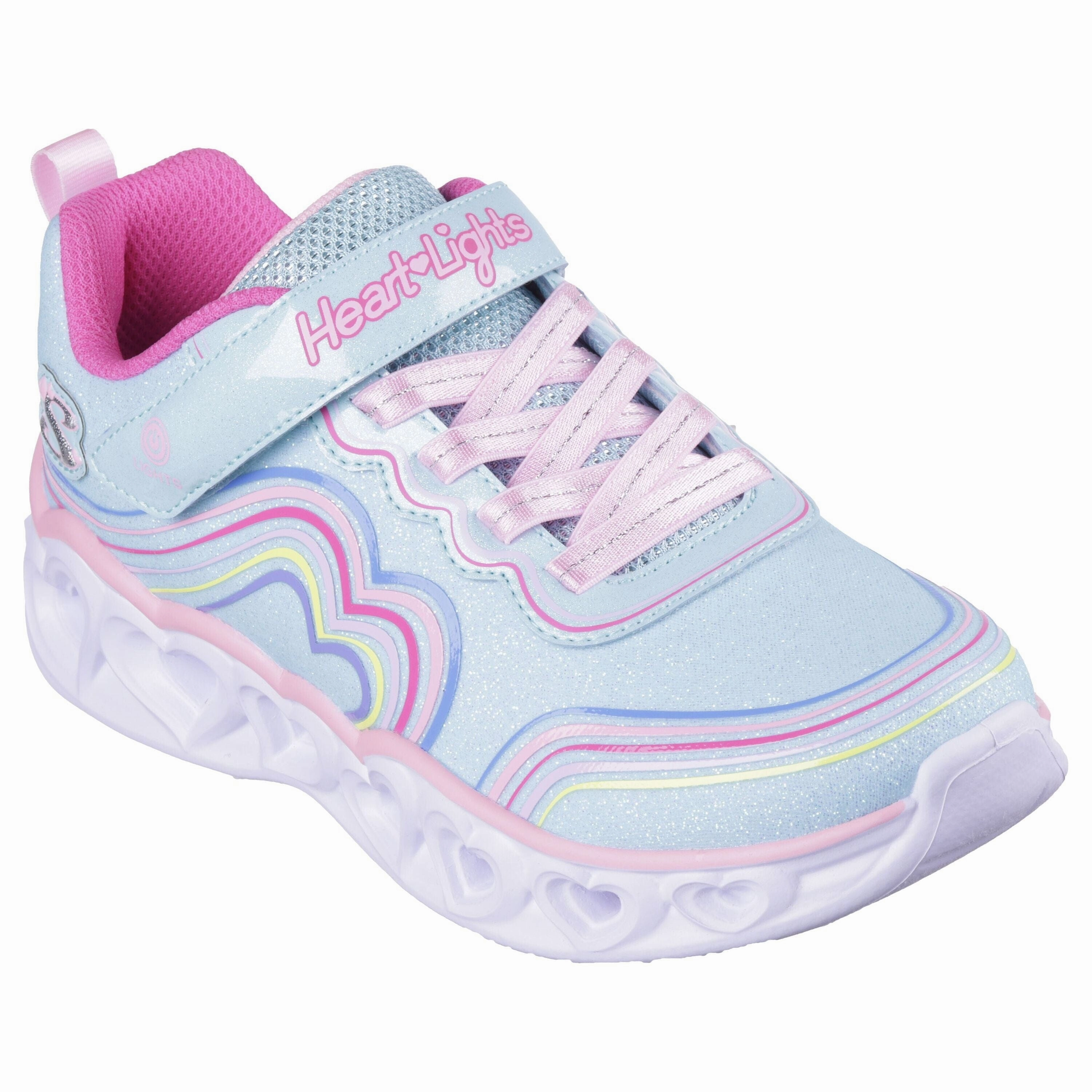travelers' mules SKECHERS HEART LIGHTS - RETRO HEARTS KIDS' - FINAL SALE!