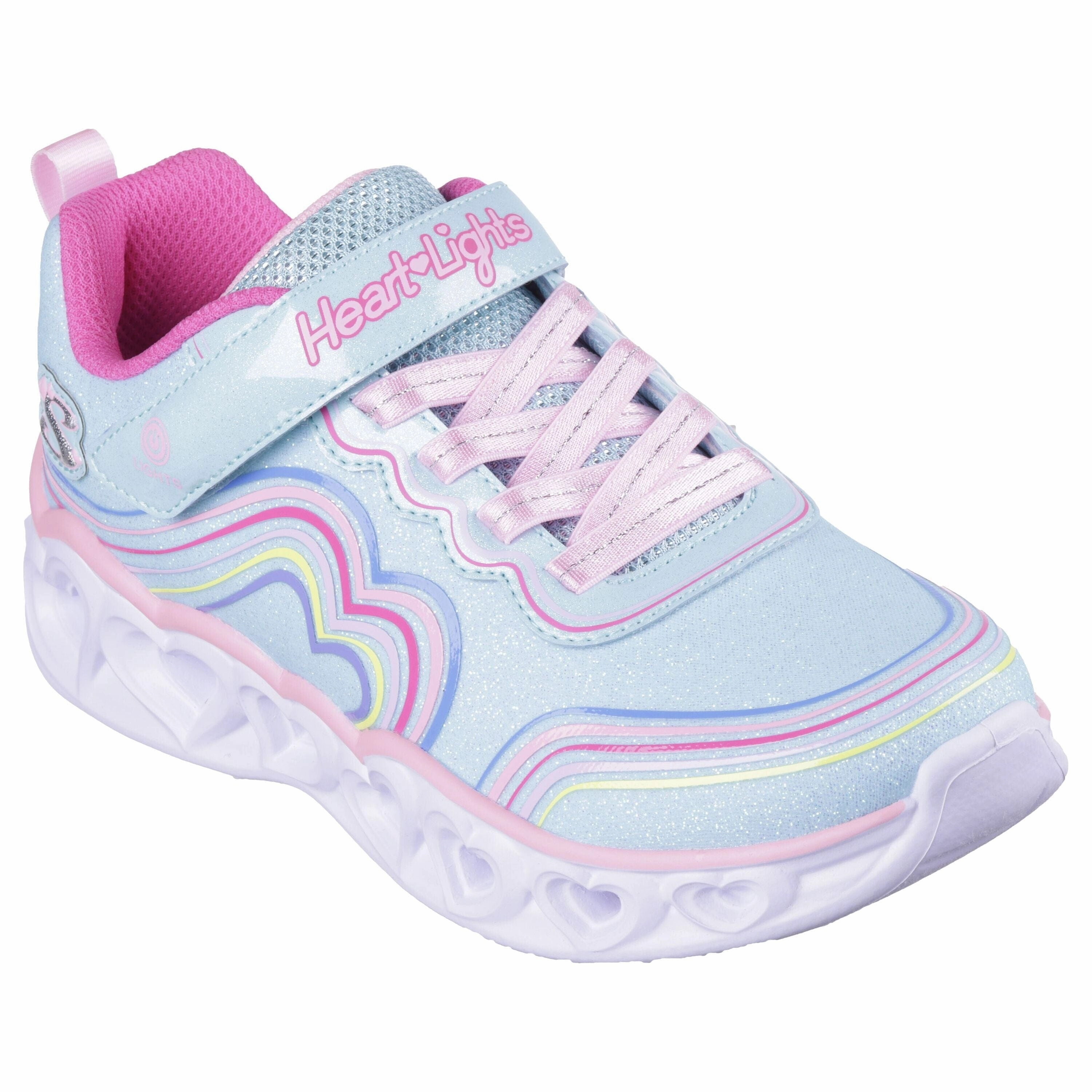 SKECHERS HEART LIGHTS - RETRO HEARTS KIDS' - FINAL SALE! Traction Optimized