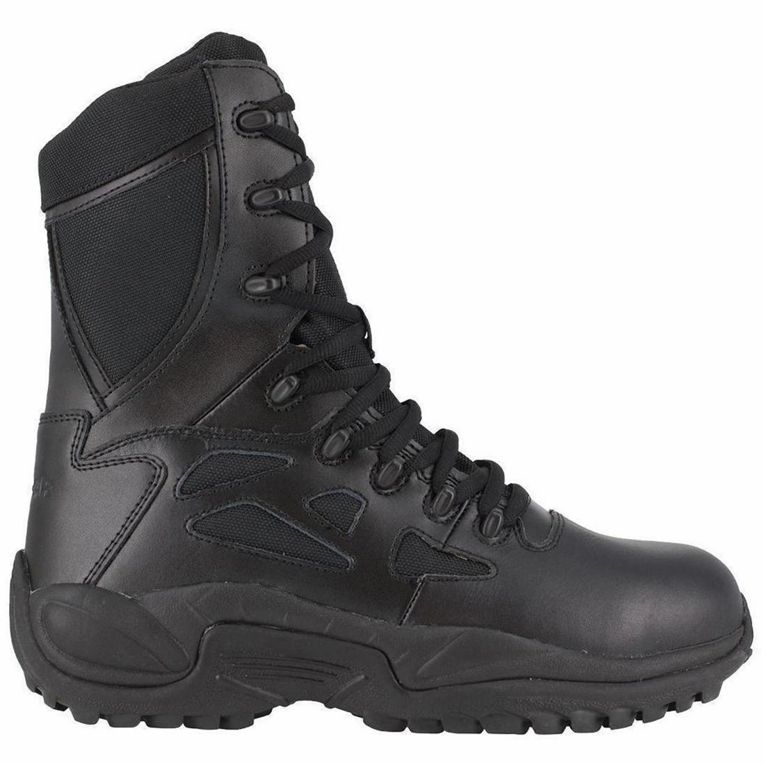 just Women's Rapid Response Rb 8 Inch Composite-Toe Military Work Boot Black