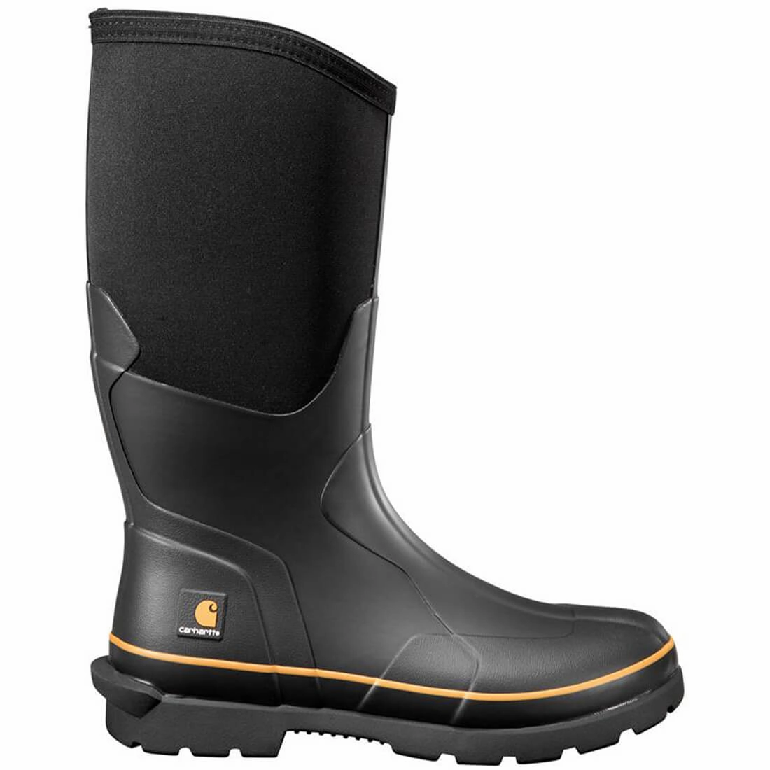 Golf Top-rated 15" Mudrunner Waterproof Rubber Soft Toe Boot Black