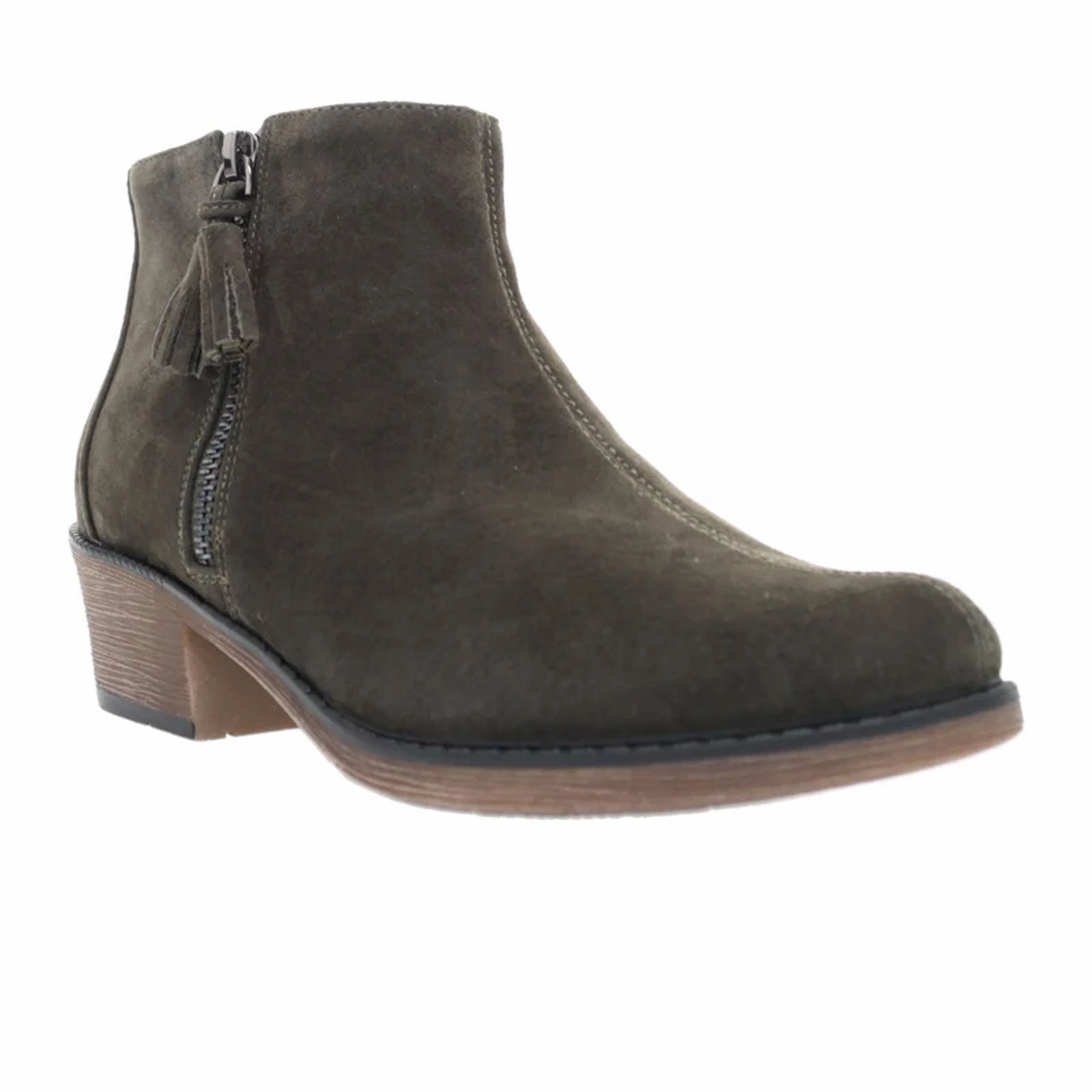 Work Function Impact Diffusion Layer Propet Rebel Ankle Boot (Women) - Moss