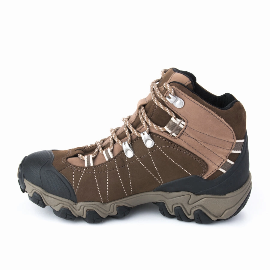 W-BRIDGER MID BDRY - WALNUT - NUBUCK Flex grooves All-around comfort