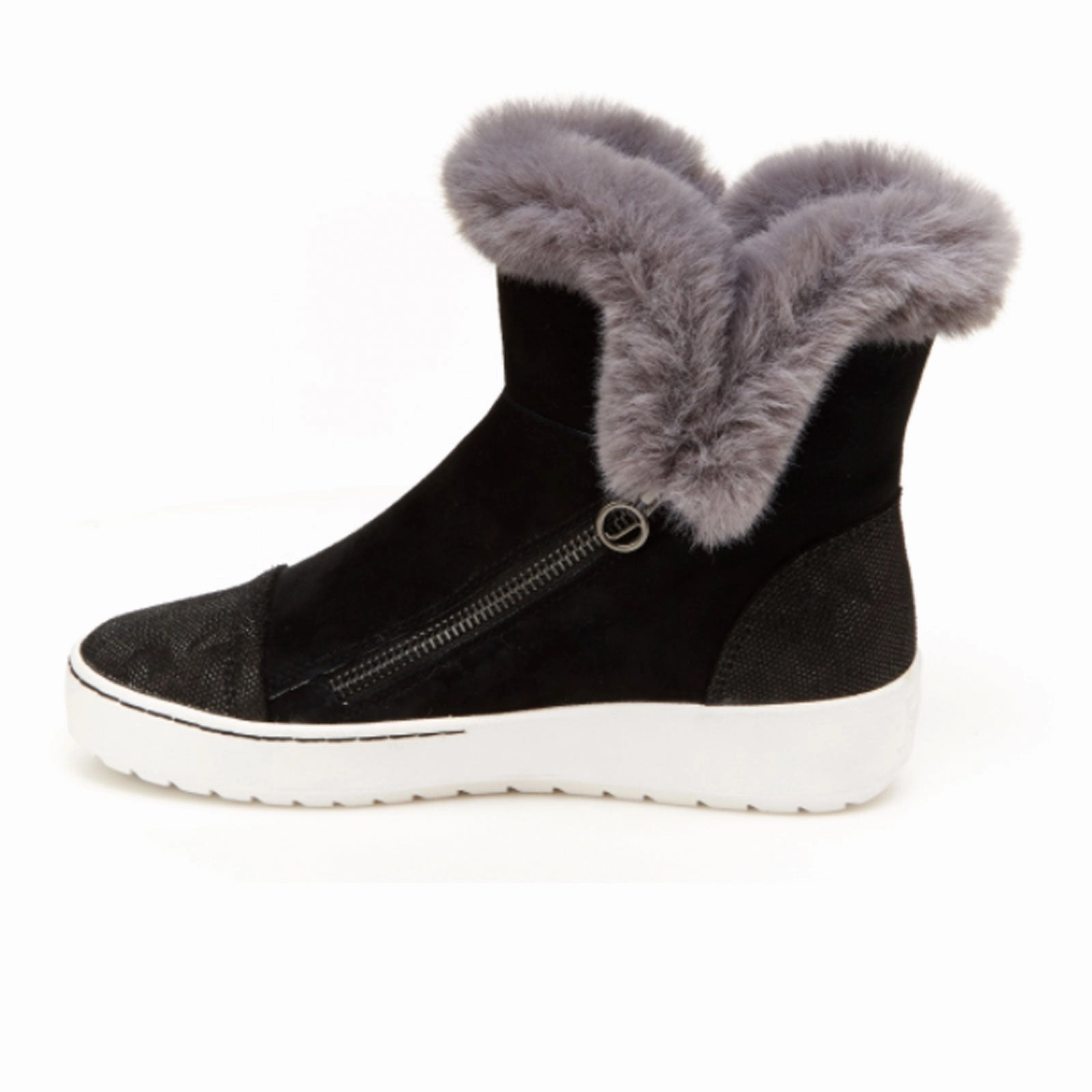 Jambu Erica Water Resistant Mid Boot (Women) - Black Subtle Finish Comfortable Stretch