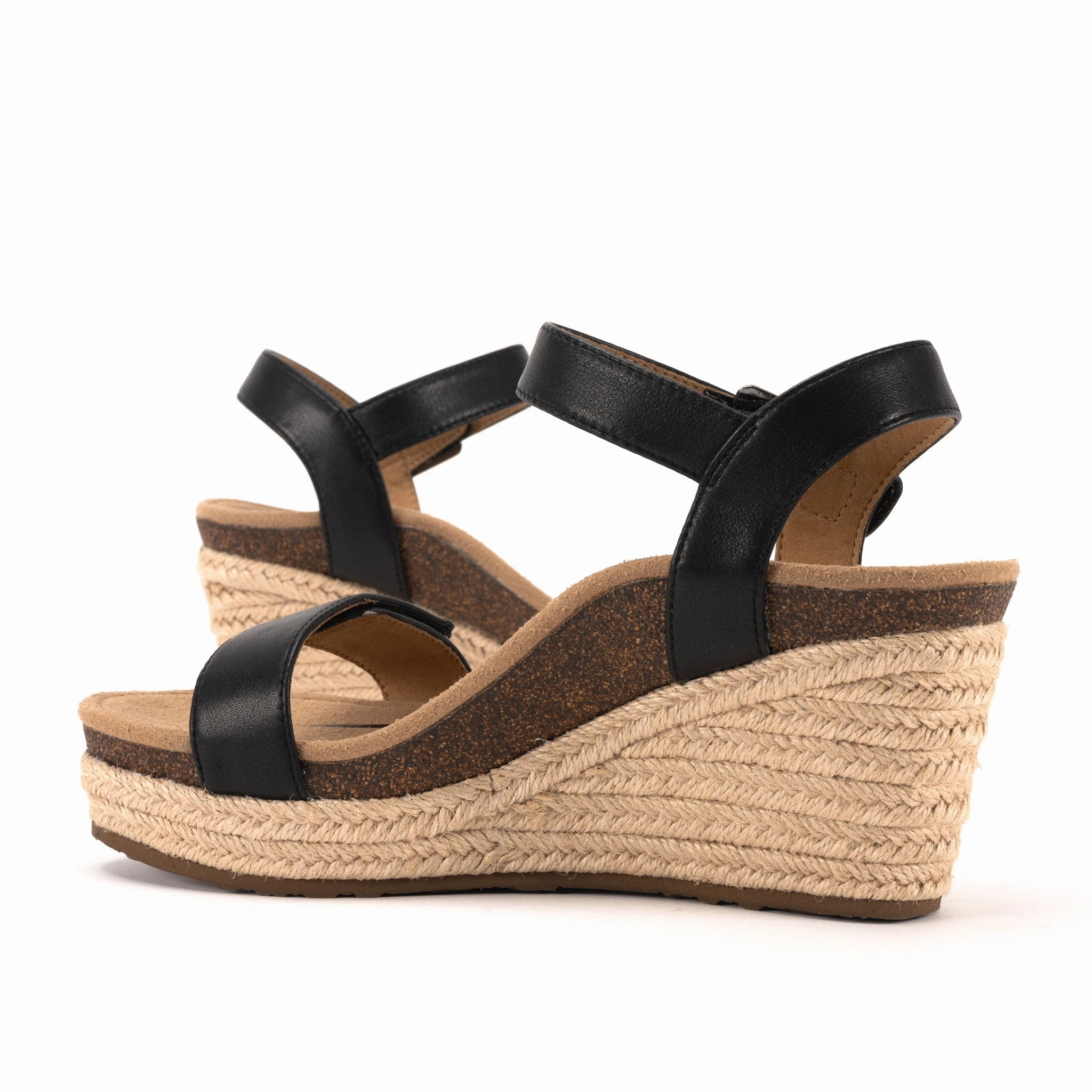 SYDNEY - BLACK - LEATHER Supportive shock absorption Lightweight Trail Grip