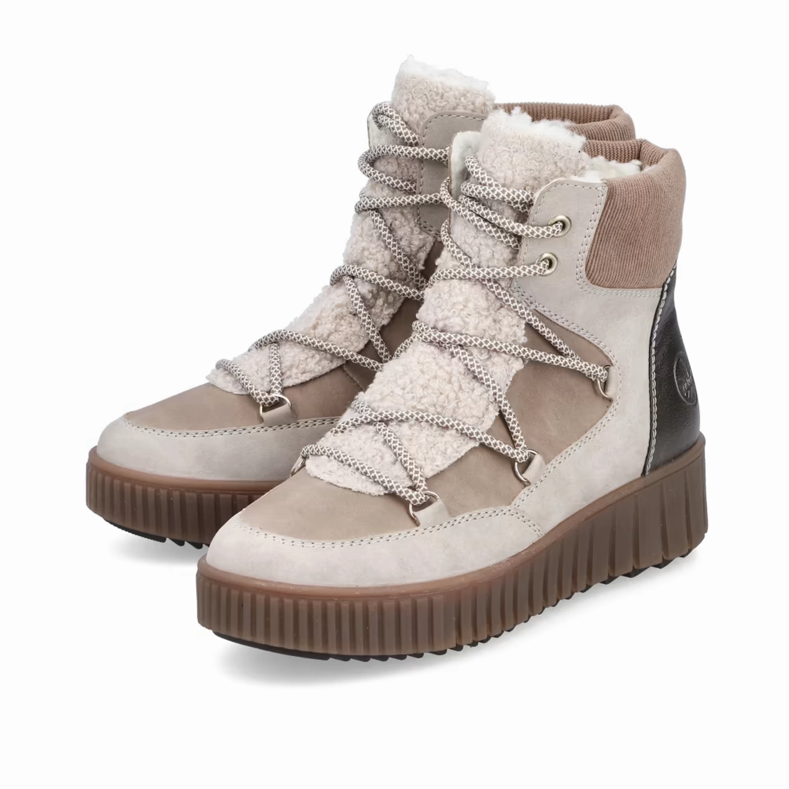 Rieker Y6120 Trudie Boot (Women) - Champignon/Camel/Beige Night Out