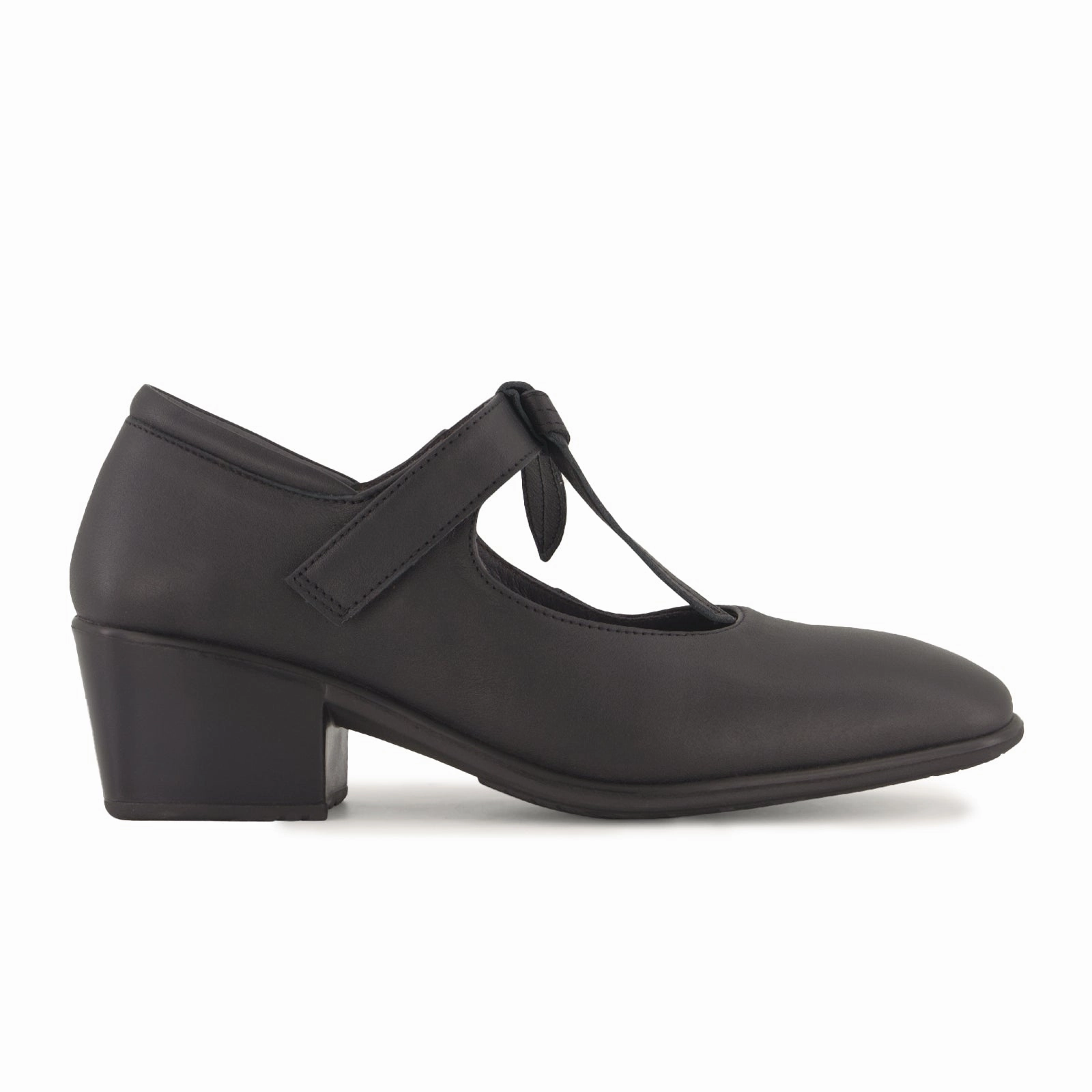 Naot Nobility Heeled Mary Jane (Women) - Jet Black Leather Classic Outdoor Style