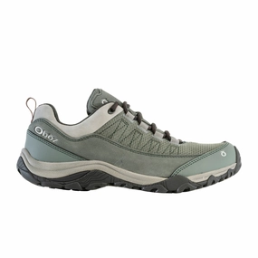 Oboz Ousel Low Hiking Shoe (Women) - Agave Desert Thick Grip Chain Touch