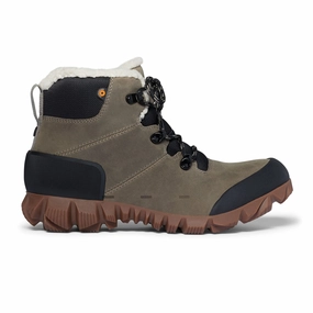 Bogs Arcata Urban Leather Mid Winter Boot (Women) - Taupe Quick Drying River Crossing Extreme Cold