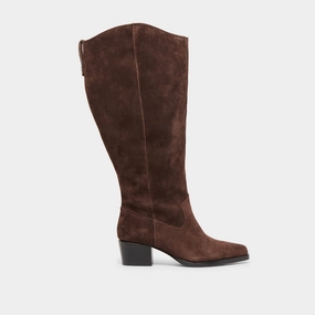 Dynamic Lateral Support VIRONA H2O EXTRA WIDE CALF BOOTS DK BROWN SUEDE