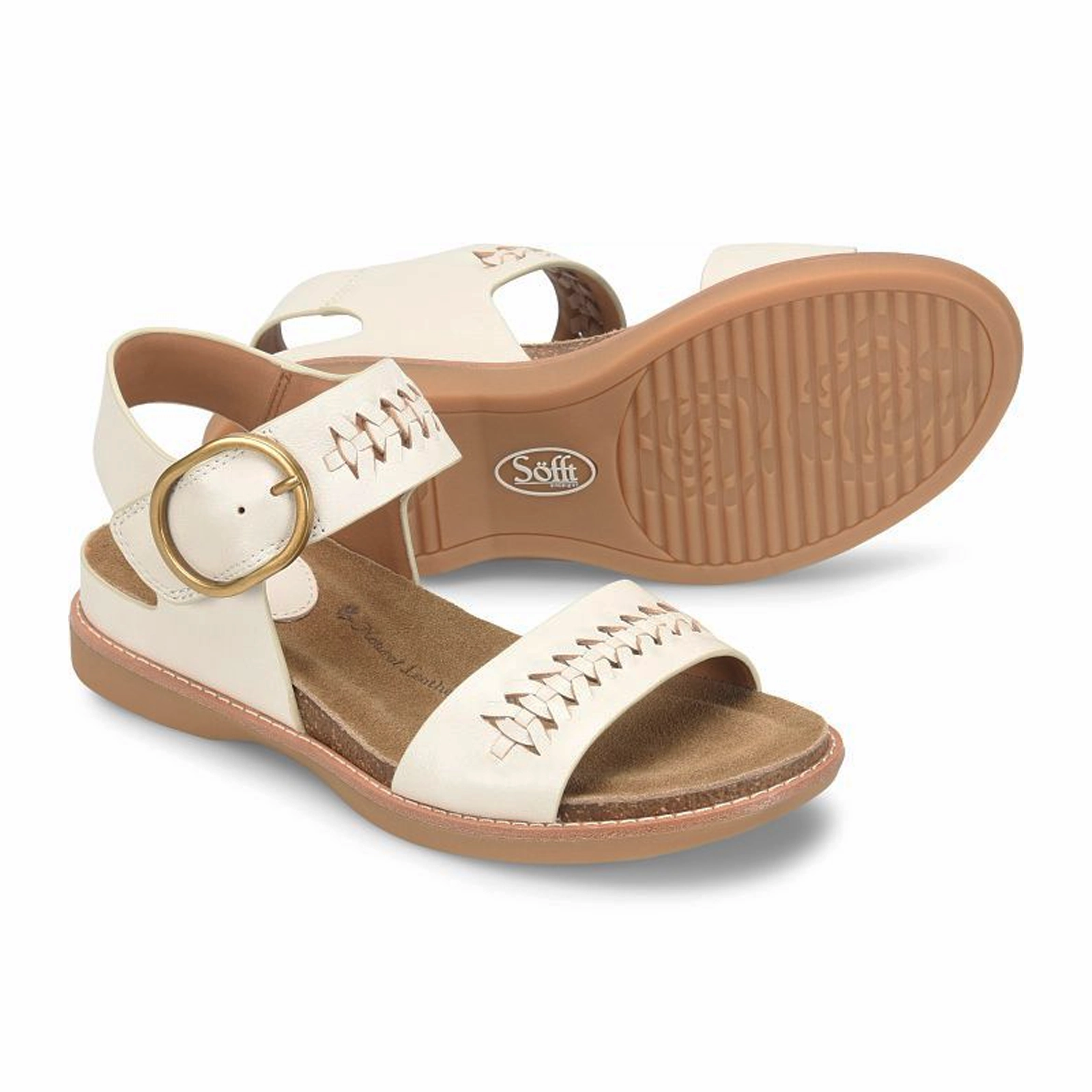 Sofft Bali II Backstrap Sandal (Women) - Off White Sandal Upgrades Casual Footwear for Vacation