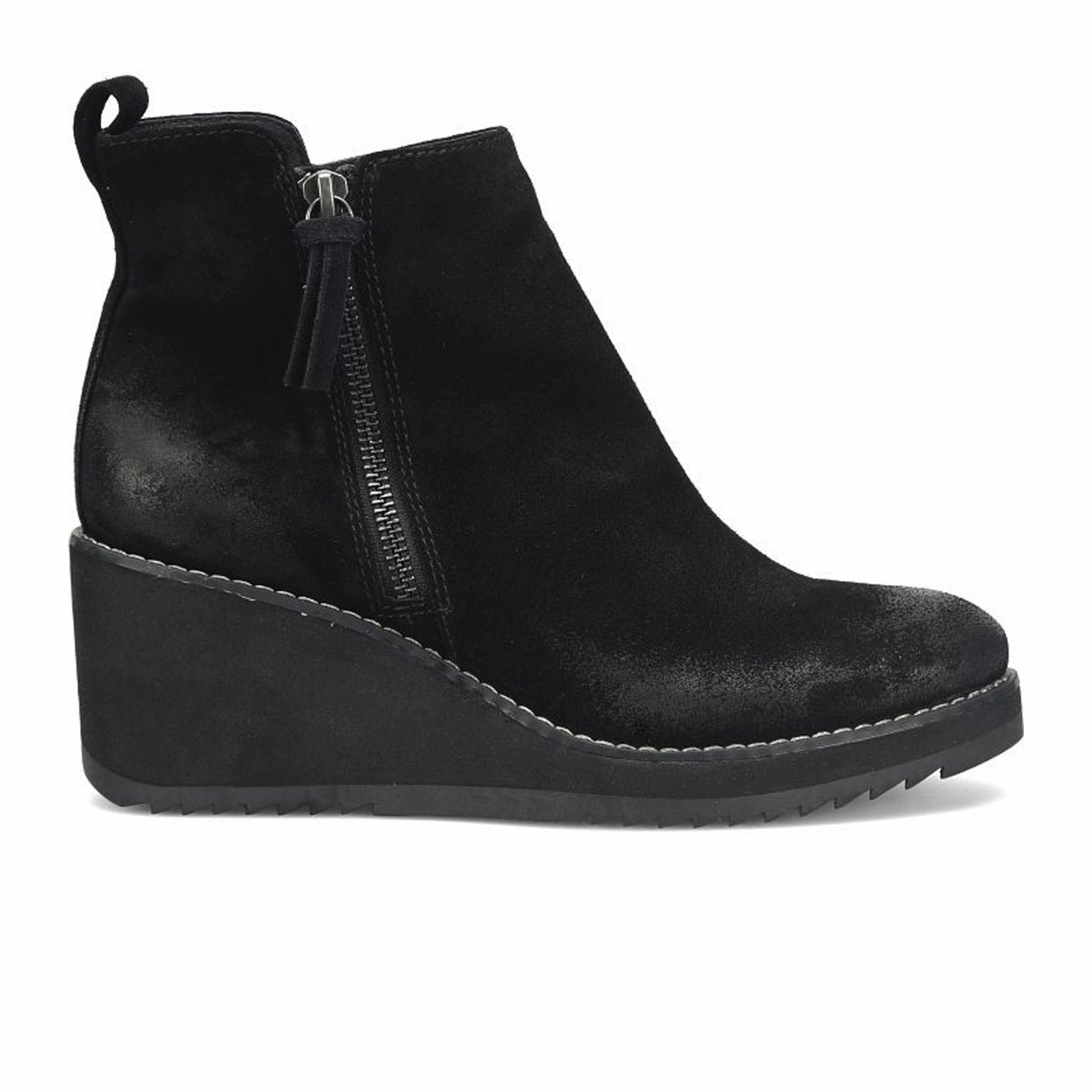Rainy Day Energy Return Midsole Sofft Emeline Wedge Boot (Women) - Black