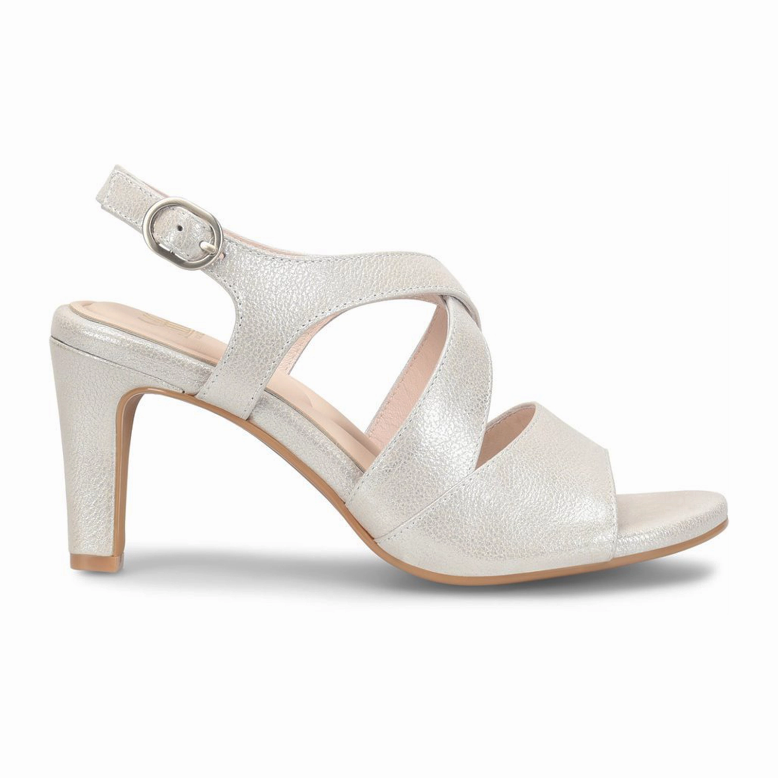ventilation channels Sofft Jolene Heeled Sandal (Women) - Champagne