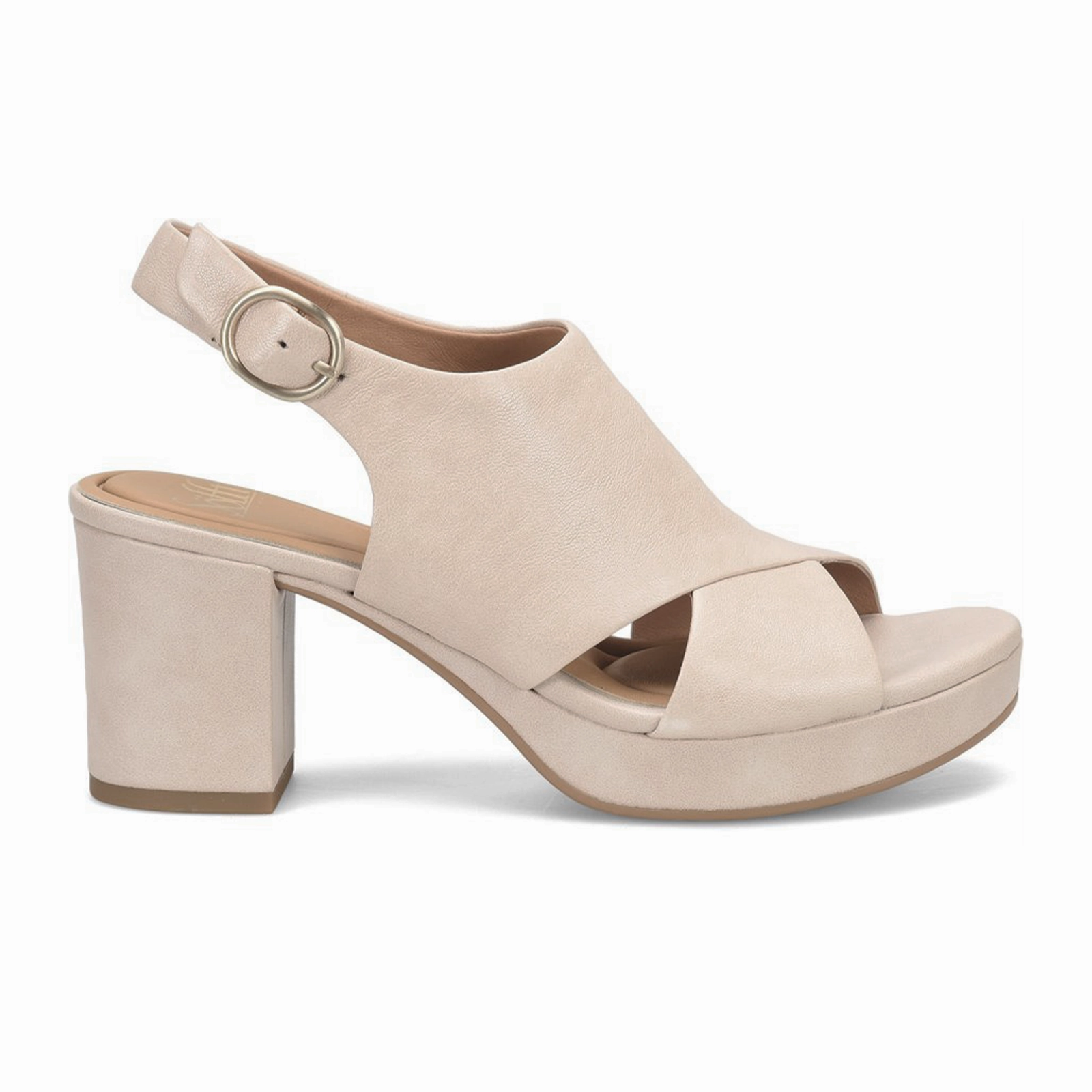 Sofft Liv Heeled Sandal (Women) - Tapioca Grey No Hassle