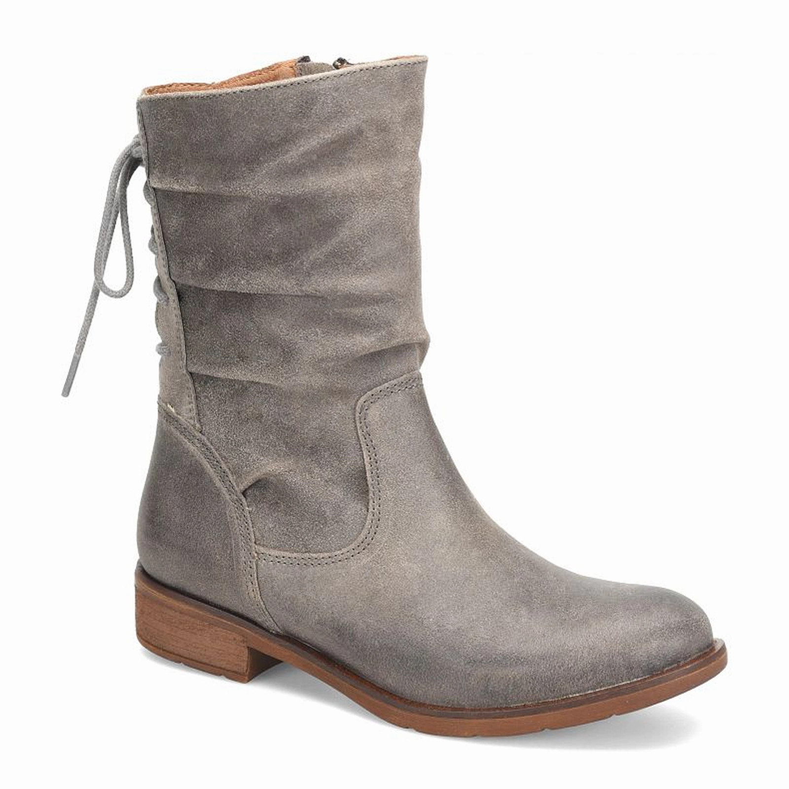 Non-Slip Grip slim fit Sofft Sharnell Low Boot (Women) - Taupe/Grey